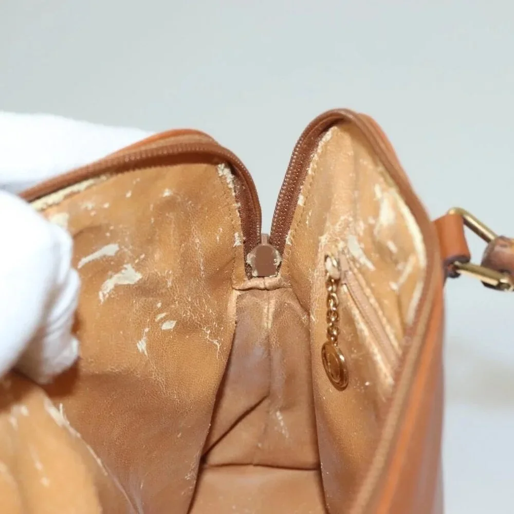 GUCCI Hand Bag Leather Brown Gold 000 2214 0290 Auth ep9714 - Picture 13 of 16